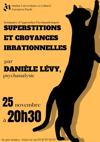 Affiche séminaire approches psychanalytiques